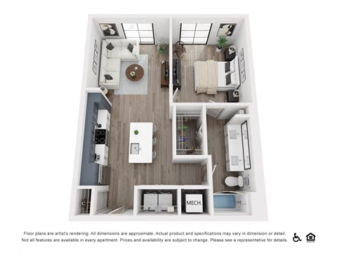 A13 bedroom floorplan